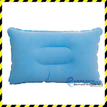 Дорожная надувная подушка прямоугольной формы Silenta, light blue