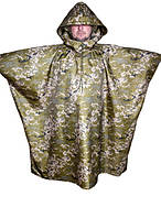 Пончо плащ-намет тактичне військове Kirasa KI-480 піксель picnic