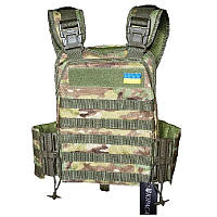 Плитоноская с быстросбросом Kirasa ВСУ (ЗСУ) KI1044 мультиками corvette