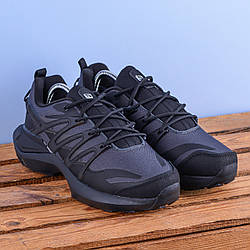 Розпродаж! Термо Зимові Кросівки Черевики Salomon чорні з сірим