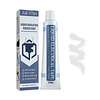 Рідка ізоляційна стрічка, ізоляція проводів, біла, 50 мл