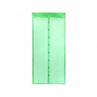 Антимоскитная сетка на раздельных магнитах от комаров зеленая 210х100 см corvette