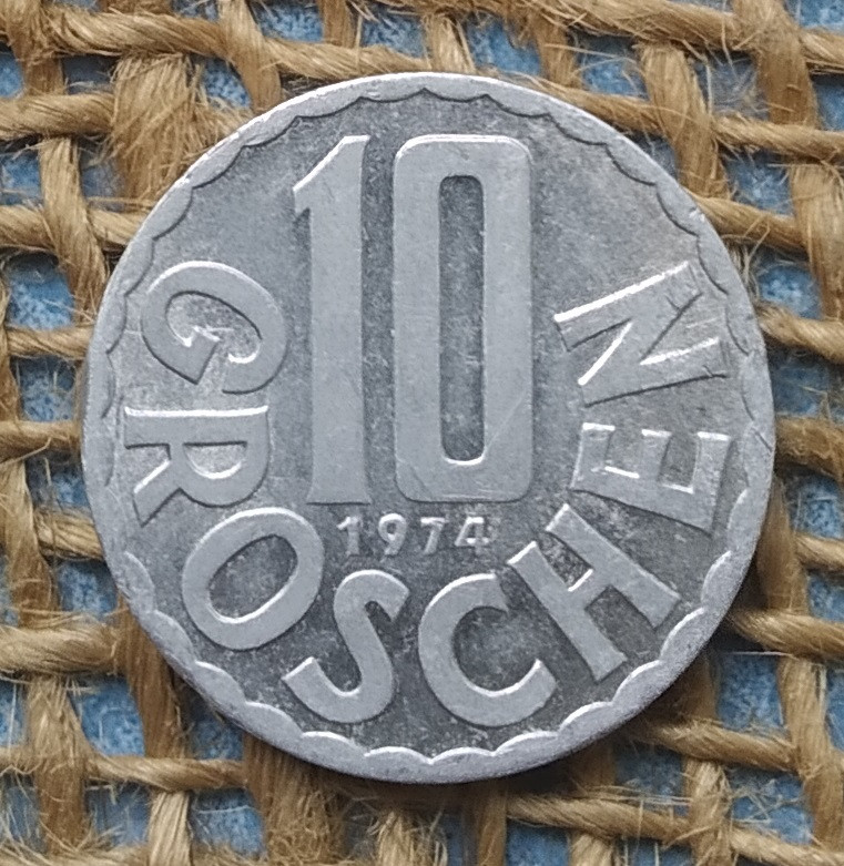 10 грошей 1974 року. Австрiя, фото 1