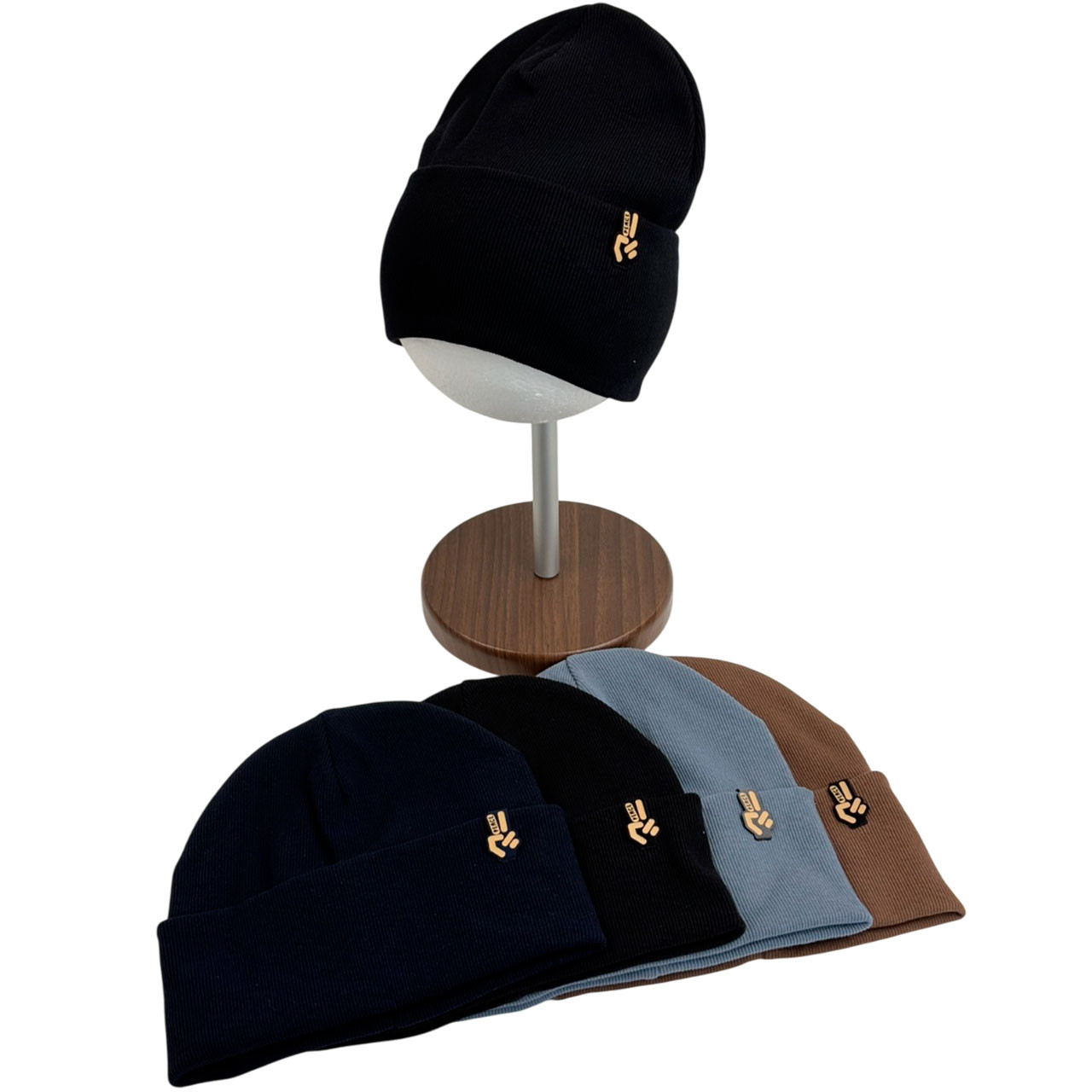 Подвійна шапка для хлопчика- підлітка Розмір: 50-56 (17203), фото 1