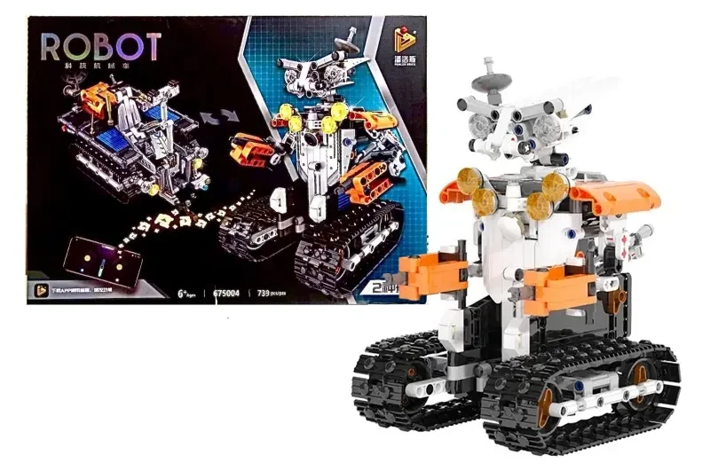 Конструктор 675004 "Робот-трансформер" на радіокеруванні 739 деталей, фото 1