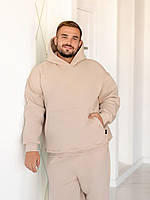 Чоловічий теплий спортивний костюм худі та джоггери, фото 4