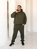 Чоловічий теплий спортивний костюм худі та джоггери, фото 7