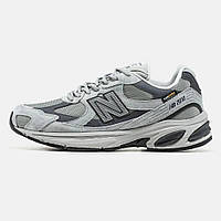 Чоловічі зимові стильні термо кросівки New Balance Сірі, зимові непромокаючі кросівки для чоловіків Нью Баланс