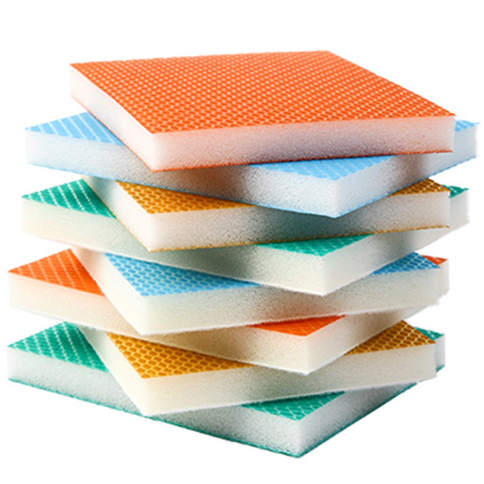 Абразивна двостороння губка 120×100×12 мм для шліфування та очищення (зернистість від 100 до 240)