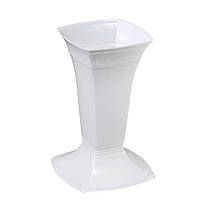 Ваза пласт. Ламела 30см біла