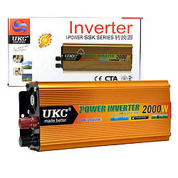 Інвертор напруги AC/DC SSK 2000W 24V / Перетворювач постійного струму