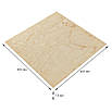 Самоклейна LVT-картка 457х457х1.5мм PVC Бежева вологостійка в будинку, Вінілова плитка 1.5 мм для підлоги, фото 2