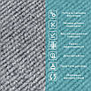 Килимовинова плитка 600х600х4 мм Сіра з ТПР основою Багаторазова, килимова плитка 600х600 4 мм Сіра, фото 4