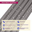 Рейка декоративна WPC стінова 3000х150х9 мм Сіра вологостійка, Стінова рейка WPC 150х3000 9 мм, фото 4