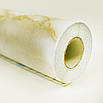 Самоклейна плівка ПВХ 45 см х 10 мм 0.07 мм Жовтий мармур для меблів, Плівка для меблів Жовтий мармур 45 см, фото 4