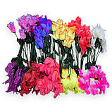 Штучні квіти букет орхідеї, 35см, фото 2