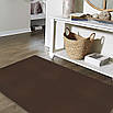 Килиминова плитка 600х600х4.5мм Темно-коричнева ворсиста 0.36 м2, самоклейна плитка з фольгою для підлоги, фото 6
