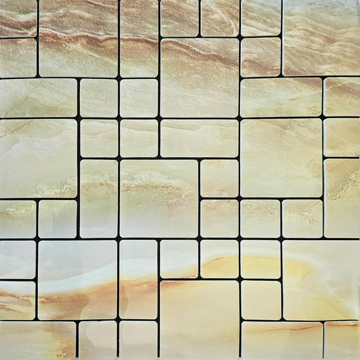 Самоклейна мозаїка 300х300 4 мм вологостійка для стін Мозаїка ПЕТ 300х300 мм самоклейна, фото 1