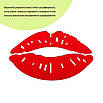 Акрилові дзеркальні наклейки Губи самоклейні 2 шт. 150х250 мм Червоні, Дзеркальні наклейки для стін, фото 2