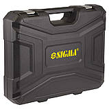 Набір насадок торцевих і біти 1⁄4" 3⁄8" 1⁄2" 176 шт CrV SIGMA (6003821), фото 8