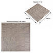 Модульне покриття 600x600x10 мм EVA Сіре дерево м'яке для дому, Пазли 600x600 10 мм плитка EVA, фото 2