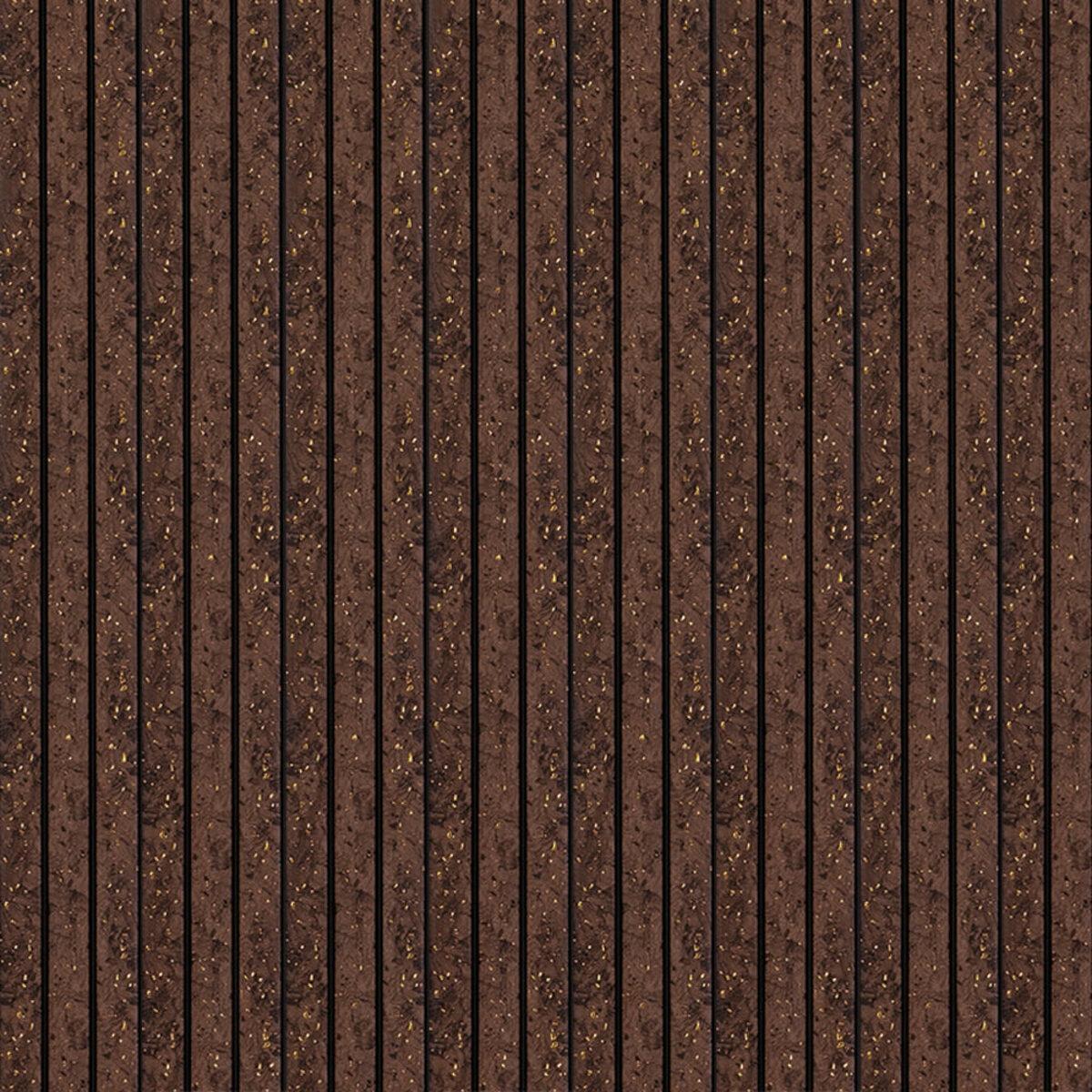 Рейка декоративна PS 2900х120х12мм Темно-коричнева легка водостійка, Стінова рейка 120х2900х12 мм золоті, фото 1