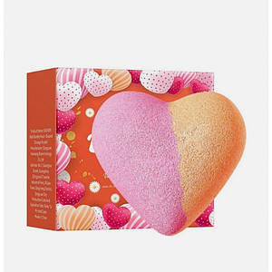 Бомбочка для ванни з морською сіллю у формі серця Sadoer, 120г