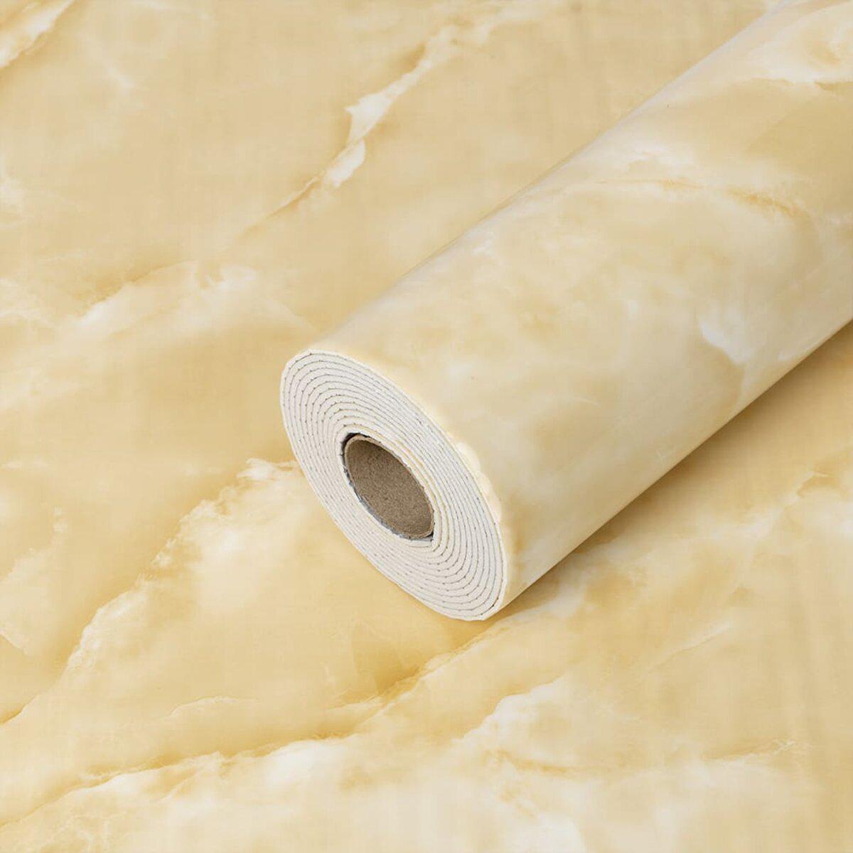 Самоклейна стінова PET плитка в рулоні 600х3000х2 мм 1.8 м2 PE+PET, Стенові панелі вологостійкі для кухні, фото 1