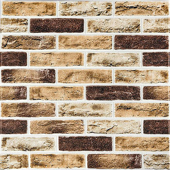 3D панелі 700x700x4 мм Спінений поліпропілен Пісочний, Самоклейні панелі для стін і меблів