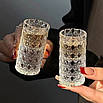 Набір чарок 8 шт по 30 мл з рельєфним візерунком, фото 6
