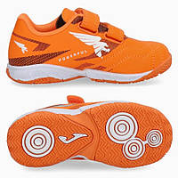 Дитячі футбольні футзалки Joma Powerfull POJS2508INV, Жовтогарячий, Розмір (EU) — 31