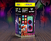 Акустична колонка ZXX 100 Вт 2×10″ — портативна Bluetooth система з мікрофонами, TWS, FM, USB, TF, LED, REC, ДК, фото 7