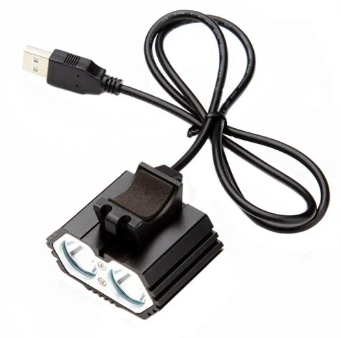 Подвійний ліхтар фара для велосипеда 2x CREE XML T6, фото 1