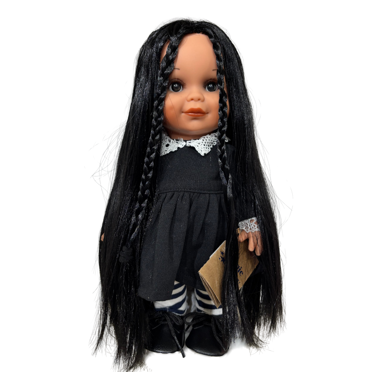 Іспанська Вінілова Лялька Wednesday LAMAGIK Magic Baby Брюнетка з Ароматом Ванілі 30 см Ексклюзивна Колекція, фото 1