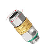 Перехідник поворотний адаптер М14x1.5 для мийок високого тиску, нержавійка, фото 2