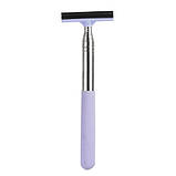 Склоочисник для дзеркал автомобіля 100см, телескопічний, гумовий скребок, фото 2