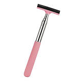 Склоочисник для дзеркал автомобіля 100см, телескопічний, гумовий скребок, фото 3