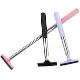 Склоочисник для дзеркал автомобіля 100см, телескопічний, гумовий скребок, фото 5