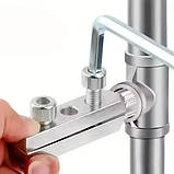 Екстрактор сантехнічний для видалення зламаних водопровідних з’єднань, сталь, фото 5