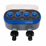 Таймер поливу, подачі води на 2 лінії з кульовими клапанами Aqualin YL21032, фото 5