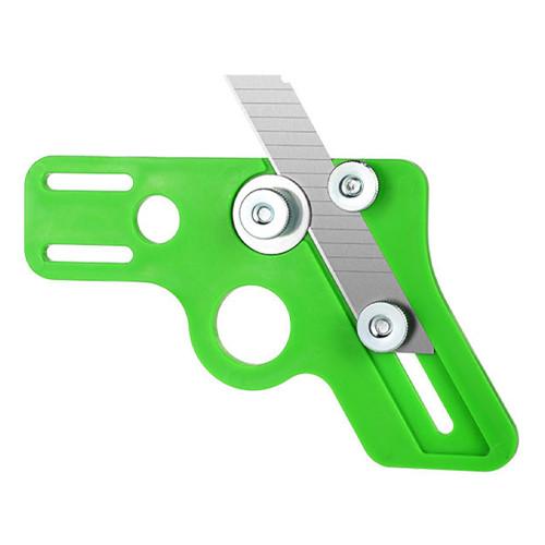 Трафарет ніж для обрізання крайки прямий крайкоріз кутник мебляра, фото 1