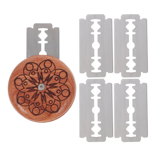 Пекарське лезо для тіста, кругла хліборізка і 5шт змінних лез, фото 1