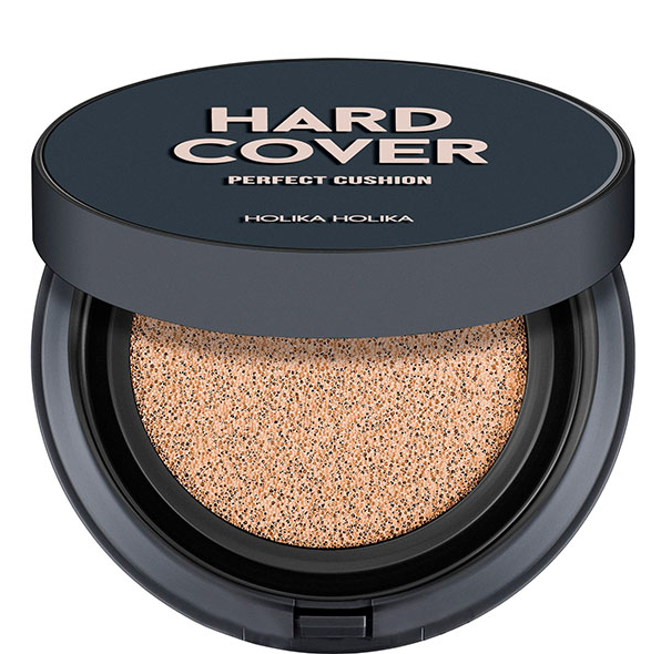 Тональний кушон для обличчя зі змінним блоком  HOLIKA HOLIKA Hard Cover Perfect Cushion EX Set (02 Petal) 14 g, фото 1