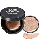 Тональний кушон для обличчя зі змінним блоком  HOLIKA HOLIKA Hard Cover Perfect Cushion EX Set (02 Petal) 14 g, фото 2