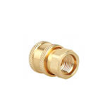 Фітинг БРС гідравлічний 1/4, ущільнювач STD, для мийок високого тиску, латунь, фото 4