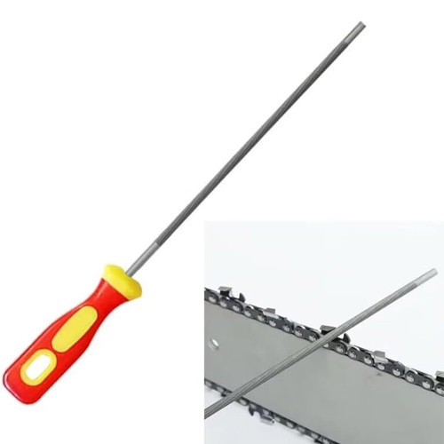 Напилок для заточування ланцюгових пил 4.8мм, круглий з тримачем, фото 1