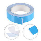 Стрічка люмінісцентна клейка 10мм x 3м, фосфорна, синя, фото 3