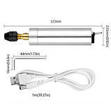 Дремель міні дриль електрична 5.5В USB з патроном 0.3-4мм, фото 6