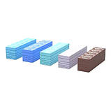 Губки абразивні шліфувальні 30шт 1000-2500 гріт DSPIAE SS-S02, в кейсі, фото 3