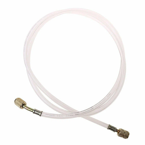 Заправний шланг для фреона R410 R22, 0.9м, 1/4-1/4, прозорий, фото 1